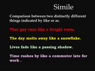 Simile