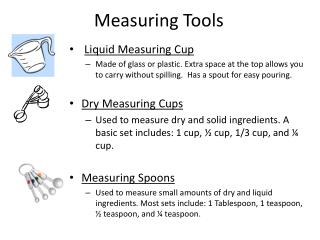 Measuring Tools