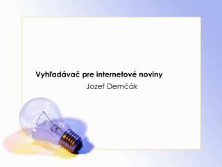 Vyhľadávač pre internetové noviny