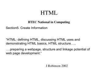 HTML