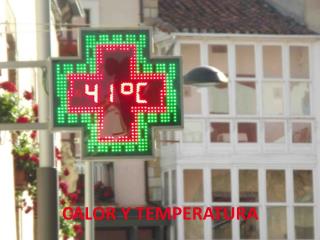 CALOR Y TEMPERATURA