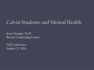 Broene Counseling Center