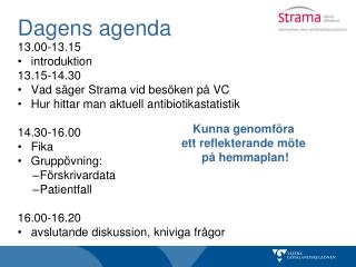 Dagens agenda
