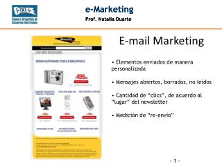 E-mail Marketing