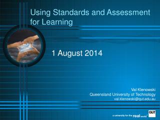 Using Standards and Assessment for Learning