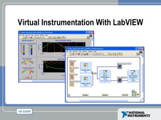 Virtual Instrumentation With LabVIEW