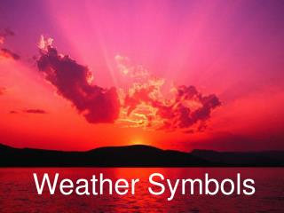 Weather Symbols