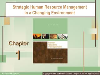 Strategic Human Resource Management in a Changing Environment