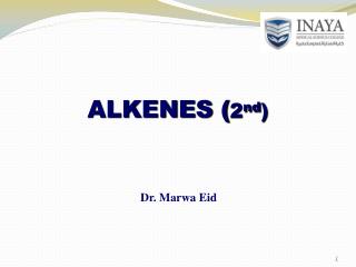 ALKENES ( 2 nd )
