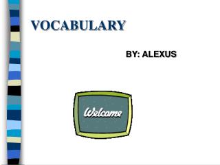 VOCABULARY