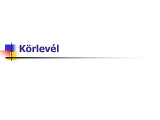 Körlevél