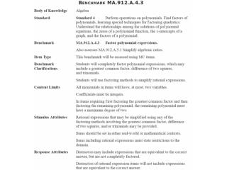 MA.912.A.4.3 : Factor polynomial expressions.