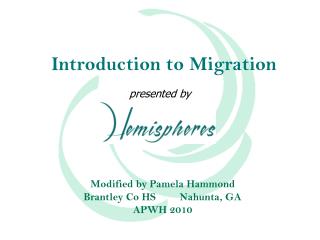 Introduction to Migration