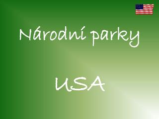 Národní parky USA