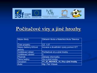 Počítačové viry a jiné hrozby