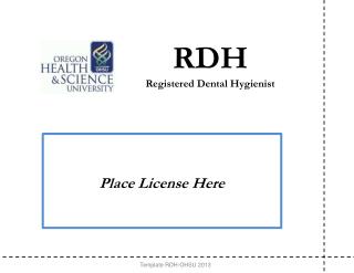 RDH Registered Dental Hygienist