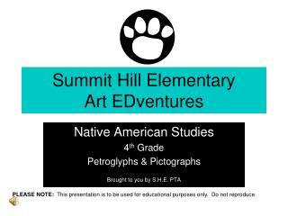 Summit Hill Elementary Art EDventures