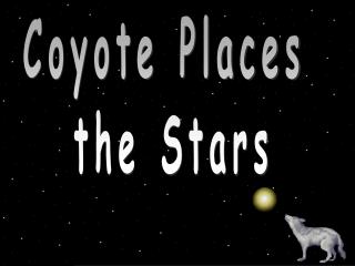 Coyote Places the Stars