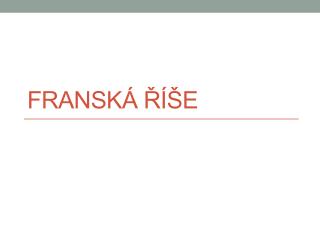 Franská říše