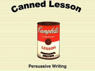 Persuasive Writing