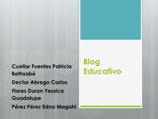 Blog Educativo