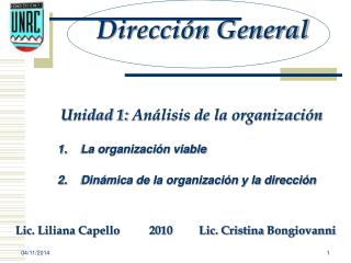 Dirección General