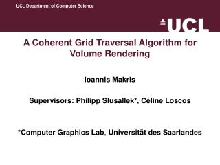 A Coherent Grid Traversal Algorithm for Volume Rendering