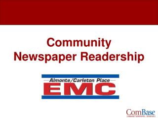 Community Newspaper Readership