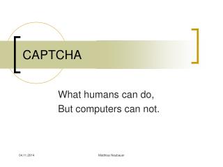 CAPTCHA