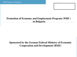 WBF Program in Bulgaria