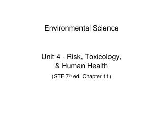 Environmental Science