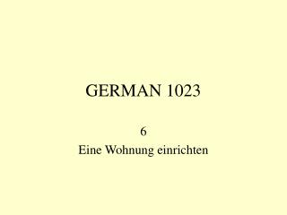 GERMAN 1023