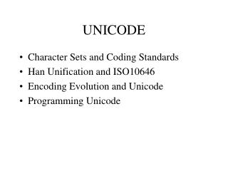 UNICODE