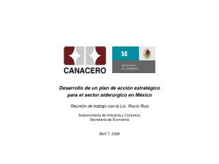 Desarrollo de un plan de acción estratégico para el sector siderúrgico en México