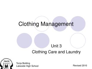 Clothing Management