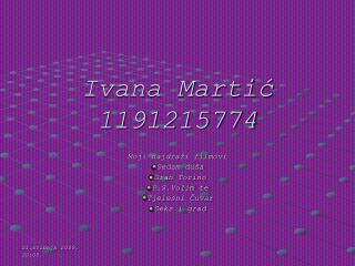 Ivana Martić 1191215774