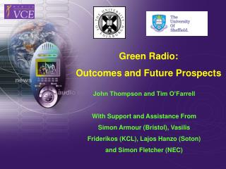 Green Radio: Outcomes and Future Prospects