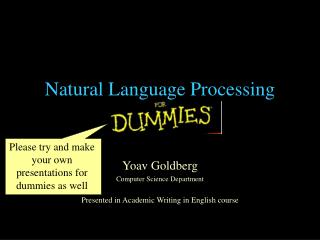 Natural Language Processing