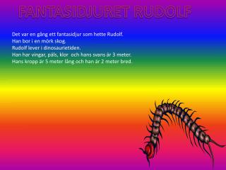 FANTASIDJURET RUDOLF