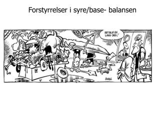 Forstyrrelser i syre/base- balansen