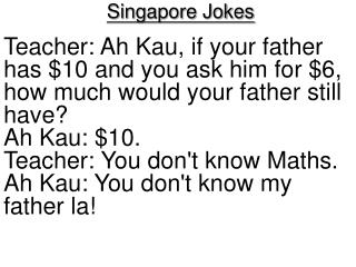 Singapore Jokes