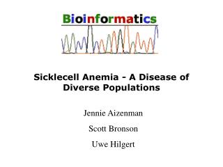 Sicklecell Anemia - A Disease of Diverse Populations