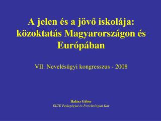 Változás és stabilitás az oktatásban