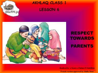 AKHLAQ CLASS 1 LE SSON 6