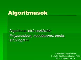 Algoritmusok