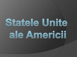 Statele Unite ale Americii