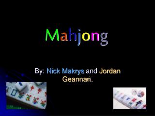 M a h j o n g