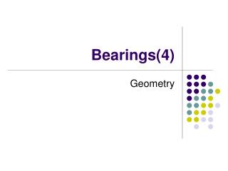 Bearings(4)