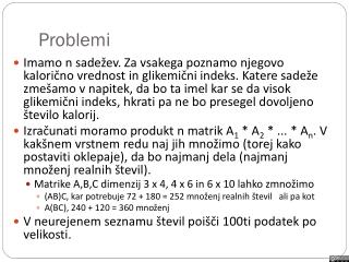 Problemi