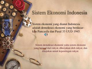 Sistem Ekonomi Indonesia